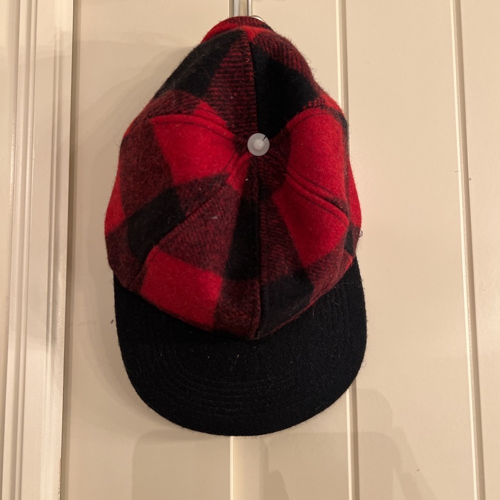 Red plaid hat